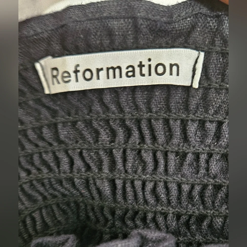 REFORMATION Mora Linen Effortless Summer Chic Crop Top & Wide Leg Pants SIZE XS.